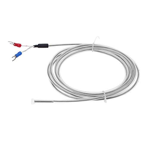 2-cables PTFE Termopar Sondas de Termopar Tipo K Resistencia a Corrosión a Prueba