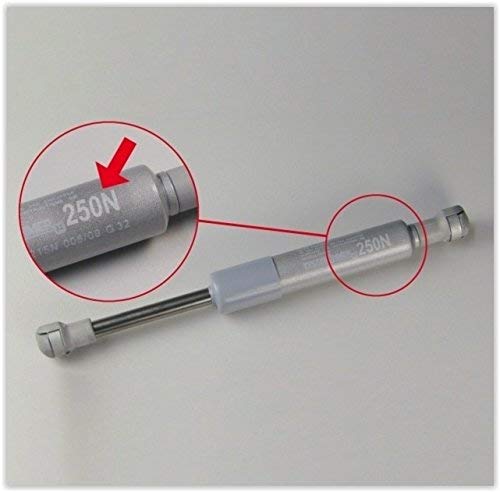 2 cilindros de gas Original Lift-o-Mat 250 N con resorte de compresión para el montaje de Kesseböhmer (Parte no.: 0013379006)0013379006).