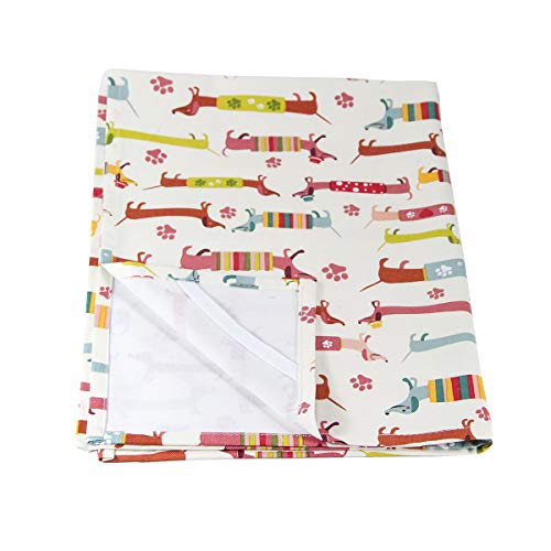 2 Paños de Cocina, Trapos de Cocina, 100% Algodon 50 x 70 cm con Diseño de Salchicha Perro Dachshund Dog Regalos Originales para Amantes de los Perros y Animales