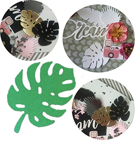 2 Piezas Troqueles Scrapbooking Troqueles de Corte Metal Plantillas de Hojas para Scrapbooking Álbum de Bricolaje Tarjetas De Papel Álbumes de Recortes Manualidades Relieve