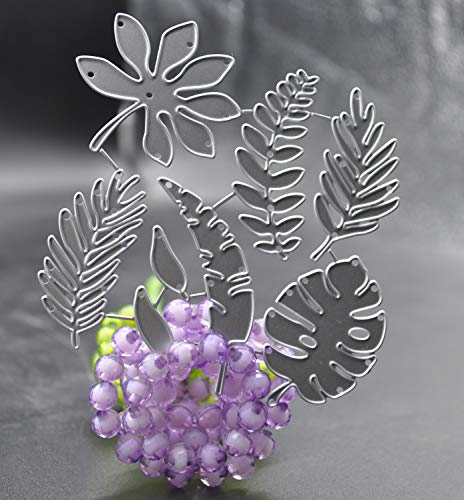 2 Piezas Troqueles Scrapbooking Troqueles de Corte Metal Plantillas de Hojas para Scrapbooking Álbum de Bricolaje Tarjetas De Papel Álbumes de Recortes Manualidades Relieve