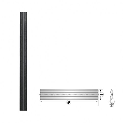2 x 410 mm genuino alemán Tersa Planer cuchillos HSS M42 calidad industrial – Pack de 2 cuchillos