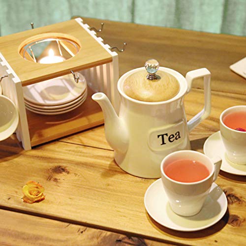 20 Juegos De Juego De Café Con Juego De Té, Porcelana Blanca De Estilo Europeo Simple, Hecha De Porcelana China, Hecha A Mano, Regalos, Menaje, Cafetería
