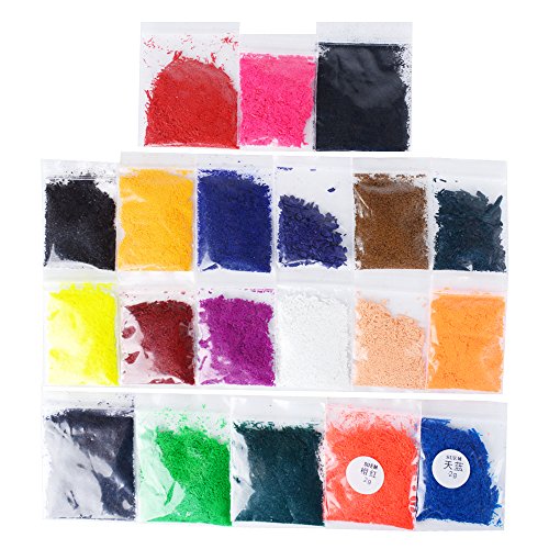 20 pcs Colorantes para Velas Tintes para Velas de Parafina Cera Soja 20 Colores Fabricación de Velas DIY Artesanía Manualidad