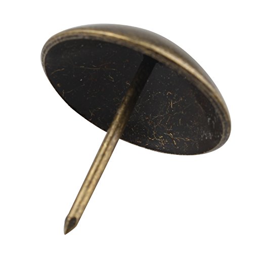 20 piezas 30 x 30 mm Vintage decorativo clavos para tapicería Stud para joyas caja de regalo de bronce antiguo sofá decoración