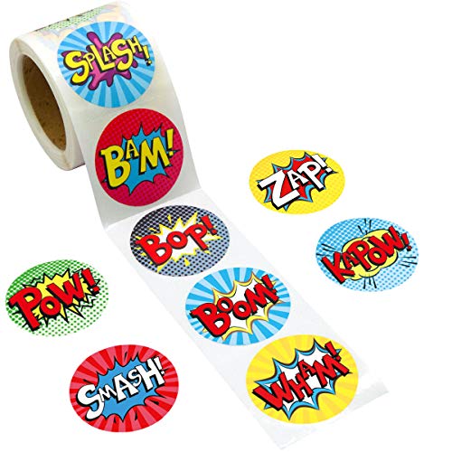 200 pegatinas de rollo perforadas para niños de fiesta de cumpleaños suministros escolares