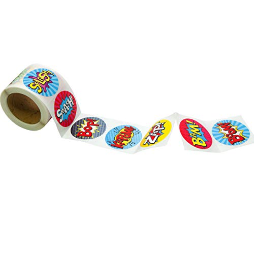 200 pegatinas de rollo perforadas para niños de fiesta de cumpleaños suministros escolares