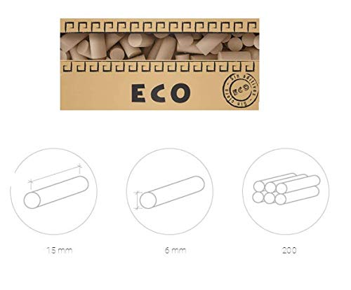 2000 filtros slim ecologicos y 10 librillos de papel de liar biodegradable