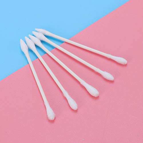 200pcs bastoncillos de algodón puntas dobles maquillaje multifunción bastoncillos de algodón
