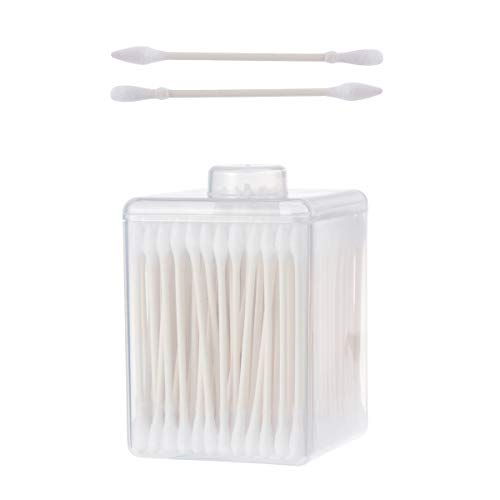 200pcs bastoncillos de algodón puntas dobles maquillaje multifunción bastoncillos de algodón