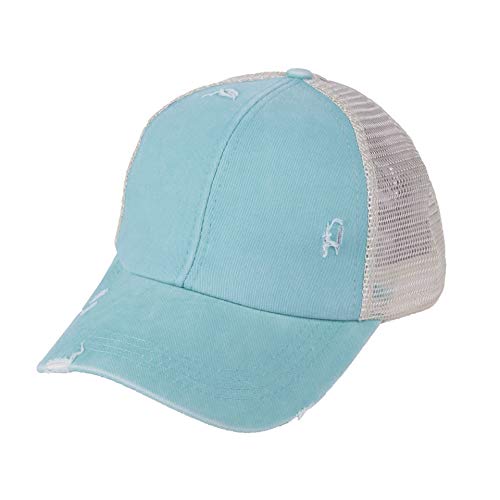 2020 Nueva Gorra de béisbol con Agujeros de algodón Lavado Gorra de Cola de Caballo Gorra para el Sol