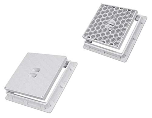 20x20cm Tapa Para Arqueta Desagüe Cubierta Adequa Cisterna Tapas Arquetas Tapadera plastico composite PP