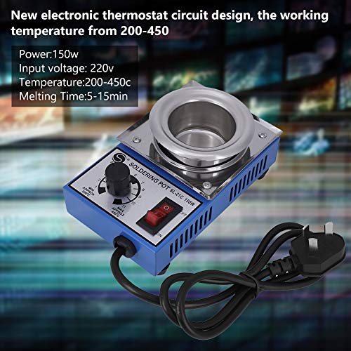 220V 150W Solder Pot Soldador Desoldador 50mm ST-21C 450 Grados Máximo de Estaño Horno de Fusión Termorregulación Soldador Desoldador