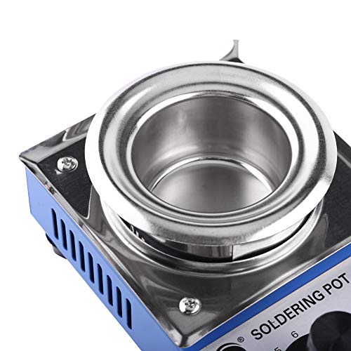 220V 150W Solder Pot Soldador Desoldador 50mm ST-21C 450 Grados Máximo de Estaño Horno de Fusión Termorregulación Soldador Desoldador