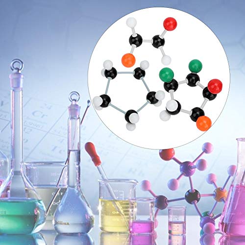 240 Unids Modelo Molecular Kit de Estructura Orgánica Inorgánica Química Conjunto de Estructura Órbita de Electrones Kit Modelo para Educación Enseñanza para Niños