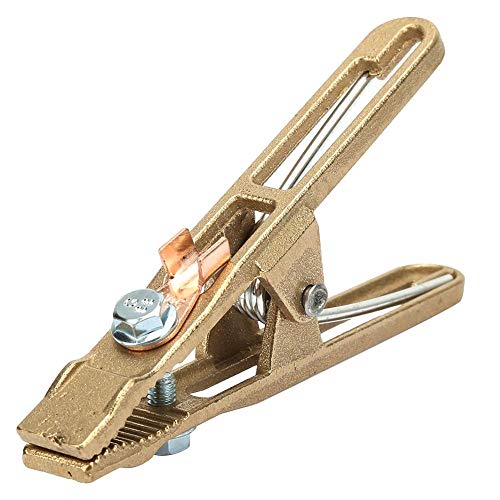 260/300/ 500A Latón Forma en A Soldadura de Tierra Abrazadera Cable Soldadora Pinza de Clip de Agarre de Cobre para Máquina de Soldadura(260A)