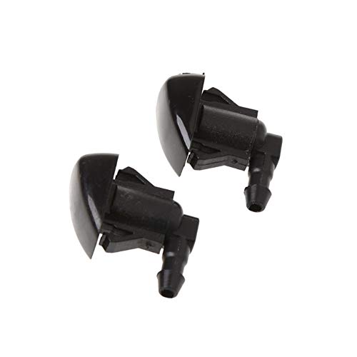 2pcs Limpiaparabrisas Lavadora Jet Chorro de la Boquilla for Toyota Corolla Camry E120 XV30 Accesorios del Coche Boquillas de limpiaparabrisas (Color : Black)