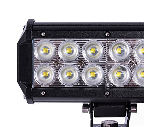 2x 36W tira Súper Brillante LED 2800LM impermeable Bar Luz Lámpara Lámpara Foco Faro de Trabajo luz de Lectura Bombillas Lámpara de trabajo autobús bar ATV SUV Jeep Off Road conducción Led para Vehículos Offroad