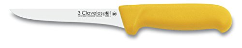 3 Claveles 1396 - Cuchillo deshuesar, 15 cm, 6 Pulgadas, Multicolor, 28x3.5x1.2 cm