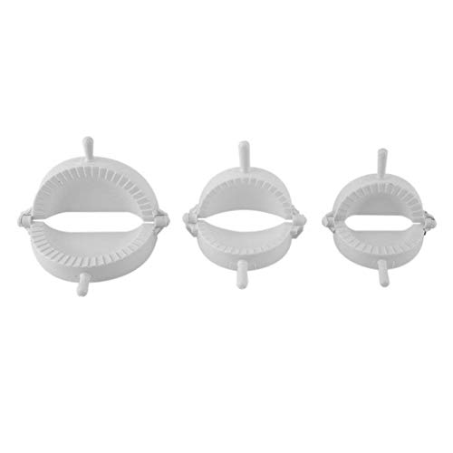 3 moldes para empanar pierciogi de Ravioli Empanada para hacer masa de cocina.