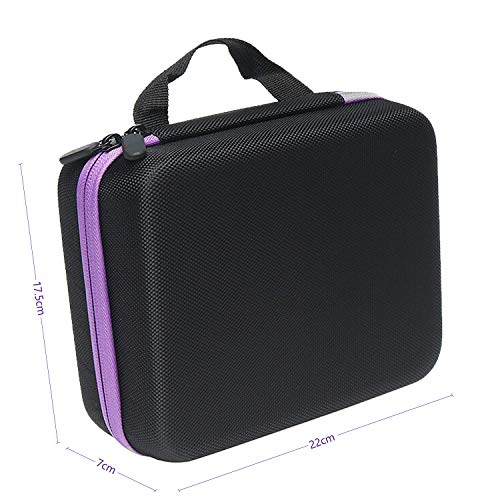 30 Caja De Aceite Esencial De Rejilla Caja De Transporte De Aceite Esencial Caja de Soporte para aceites Esenciales para Botellas de 5 ml 10 ml 15 ml Duraderos a Prueba De Agua