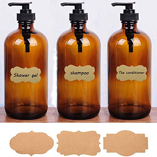 300 etiquetas Kraft DIY en blanco Kraft pegatinas Kraft hecho a mano para hornear tarros de mermelada, regalos hechos a mano cosméticos estaña/pote etiquetado y manualidades (style1)