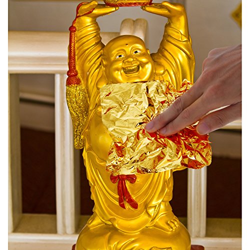 300 Hojas de Papel de Oro de Imitación, Papel de Plata de Imitación, Papel de Oro Rosa de Imitación para Artes, Artesanía de Dorado, Decoración, Muebles, 14 por 14 cm