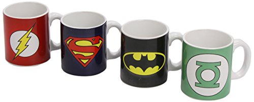 3058 - Taza Logos DC Comics Set Café (4 Tazas)