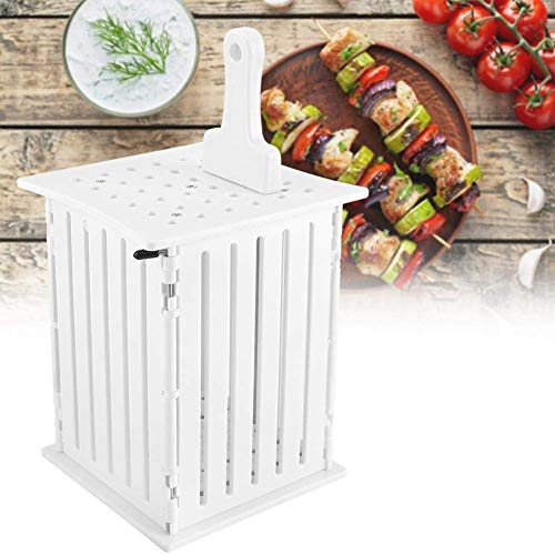 36 Hoyos Vegetales Brochetas Comida Barbacoa Barbacoa Kebab Fabricante de Carne Ayudante Kit Pincho Máquina Carne Barbacoa Herramienta seveni