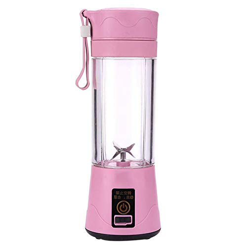 380ML Licuadora Personal Mezclador De Hielo Eléctrico Exprimidor De Frutas Recargable Usb Para Batidos Y Batidos, Seis Cuchillas En 3d Para Una Excelente Mezcla