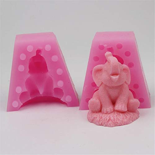 3D Animal Gato para Modelado Silicona Pasteles Molde Chocolate Hecho a Mano Pasta de Goma Fondant Jabón,Utensilio Hornear Decoración Tartas Molde,Bricolaje Bandeja Formulario,Aromaterapia Yeso Arte