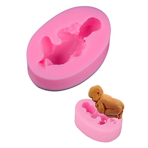 3d bebé para decorar tartas Fondant molde utensilios de cocina comedor Bar Decoración de Pasteles Fondant Herramientas de Navidad