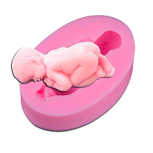 3d bebé para decorar tartas Fondant molde utensilios de cocina comedor Bar Decoración de Pasteles Fondant Herramientas de Navidad
