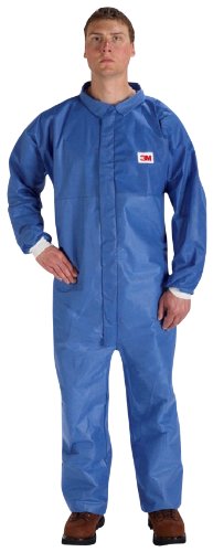 3M bata protectora desechable 4530CS-BLK-L, 25 EA/caso