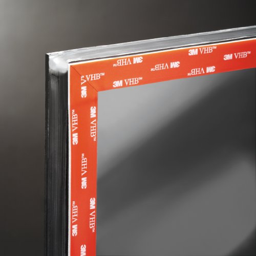 3M VHB 7000072168 Cinta Adhesiva para Altas Temperaturas y Metales, 19 mm X 3 m, 1.1 mm, 1 unidad, Gris