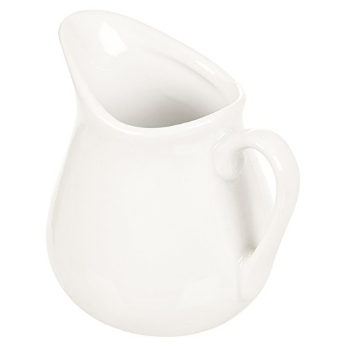 3piezas de jarra de leche de porcelana para crema, salsa, sauce, ensalada y Condimentos
