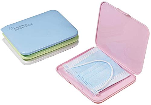 4 CAJAS MASCARILLAS + LLAVERO NO CONTACTO. CAJA PARA GUARDAR MASCARILLAS CONTRA EL POLVO Y LA SUCIEDAD + LLAVE DE NO CONTACTO (Pack de 4 Cajas)