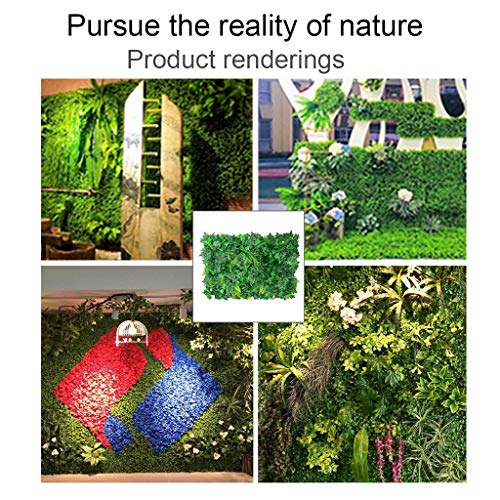 40 * 60cm Césped de Plantas Flor Hierba Hoja Enredaderas Artificiales Pared Adorno