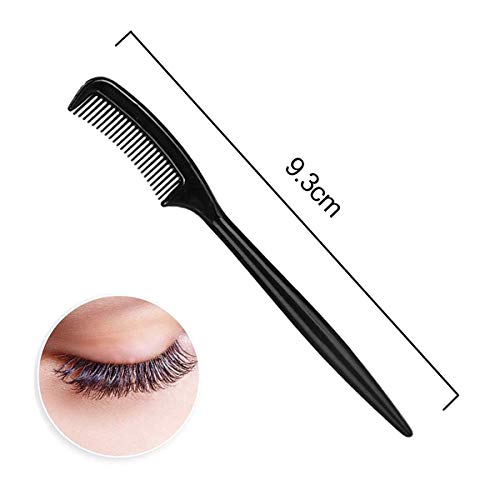 40 piezas mini cepillos de cejas desechables peine portátil cepillo de cejas para definir pestañas y cejas