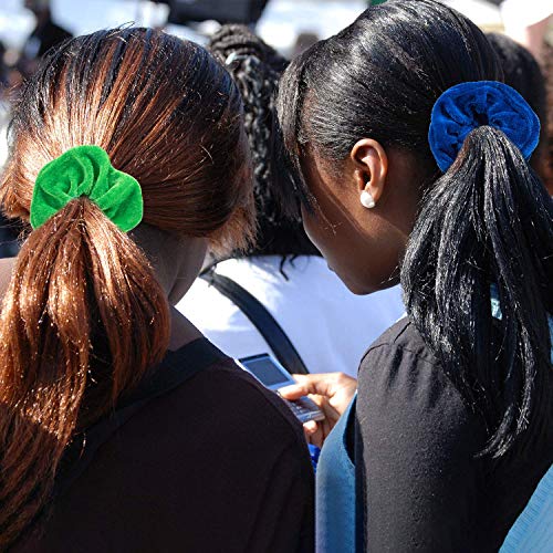 40 Piezas Velvet Elástico Hair Banda, Multicolor Scrunchies Terciopelo, Bandas de Pelo Bobble Elásticas Fuertes Accesorios Para el Cabello Ponytail Titular Para las Mujeres Niñas