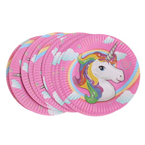 40 Unidades Encantadora Unicornio Mágico Pony Servilletas De Papel Platos Tazas Niños Cumpleaños Fiesta De Bienvenida Al Bebé Artículos De Vajilla