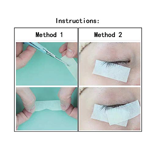 400 Piezas Microcepillos Aplicadores,Desechable Micro Cepillos,El Cepillo de Extensión de Pestañas Elimina las Pestañas y las Herramientas de Limpieza de Maquillaje,Con Cinta