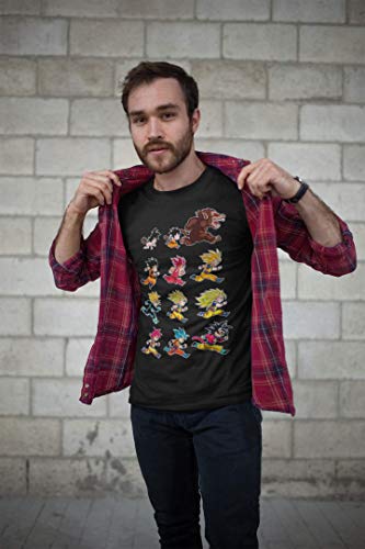 4003-Camiseta Premium, Dragon Ball-Evolutions of Goku(albertocubatas) XXL