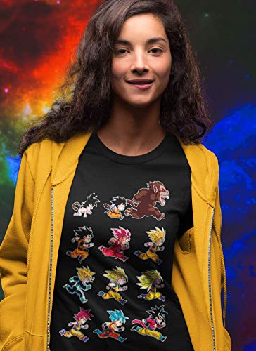 4003-Camiseta Premium, Dragon Ball-Evolutions of Goku(albertocubatas) XXL