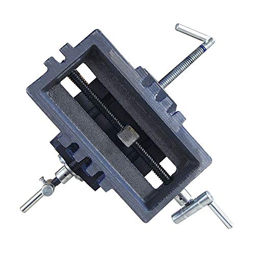 40228103 Tarea pesada Taladro de pilar Fresado de 4 maneras Vicio cruzado mecánico 3"