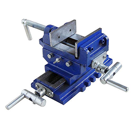 40228103 Tarea pesada Taladro de pilar Fresado de 4 maneras Vicio cruzado mecánico 3"