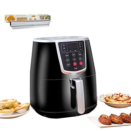 4,2 Cuartos De Galón/Freidora Sin Aceite, Antiadherente Liner/con Parrilla/Eléctrico De Aire Caliente Freidoras / 8H Designación del Tiempo/Asador Horno/ETL Libre De Certificación Regalo Ho