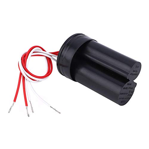 450VAC 8uf + 4uf Condensador Dual de arranque, condensador generador de arranque de lavador, para motores monofásicos alimentados con frecuencia de 50Hz / 60Hz