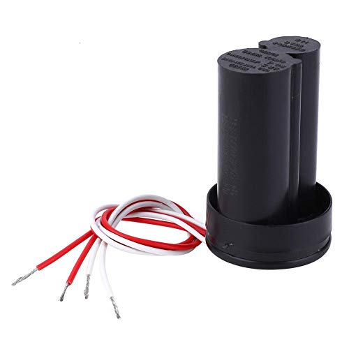 450VAC 8uf + 4uf Condensador Dual de arranque, condensador generador de arranque de lavador, para motores monofásicos alimentados con frecuencia de 50Hz / 60Hz