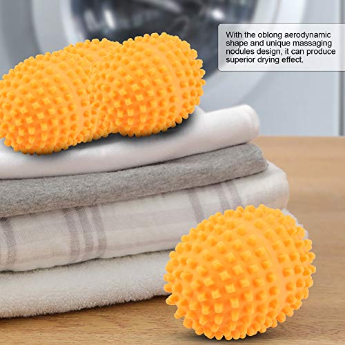 4pcs Bolas de Secado Bolas De Secado De Ropa Reduce La Ropa Arrugas y Ahorra Tiempo De Secado Ropa Menos Estática Cling Cleaning Supplies para El Hogar